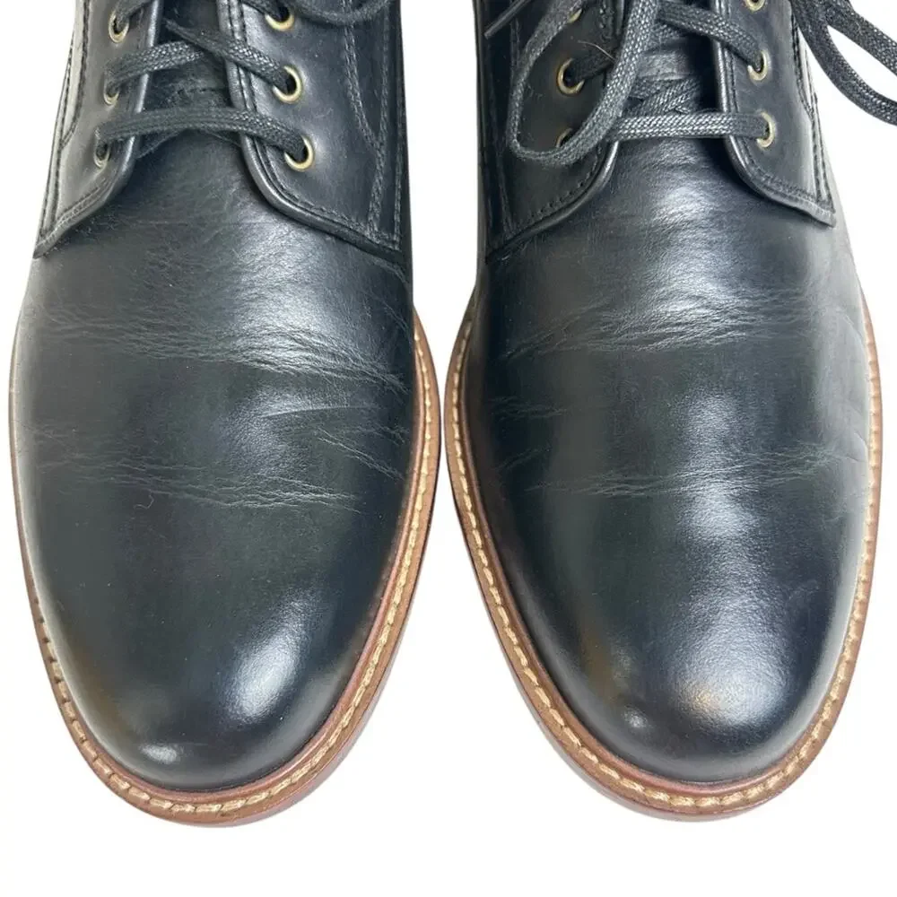 Cole Haan Tyler Grand Plain Toe Derby Lace Up Oxford Black Size 10.5
